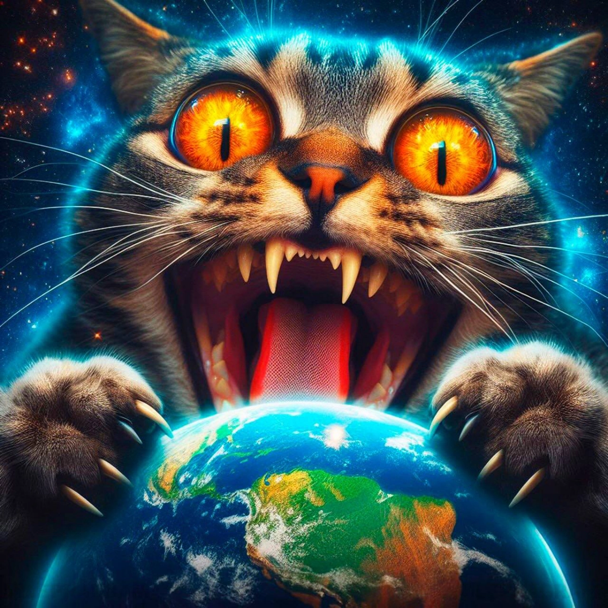 Нейросеть #DALL-E3 попросили сгенерировать голодного котика, каждый раз делая его всё голоднее и голоднее 🐈
и все равно милее существа не найти 😻 | Сетка — новая социальная сеть от hh.ru