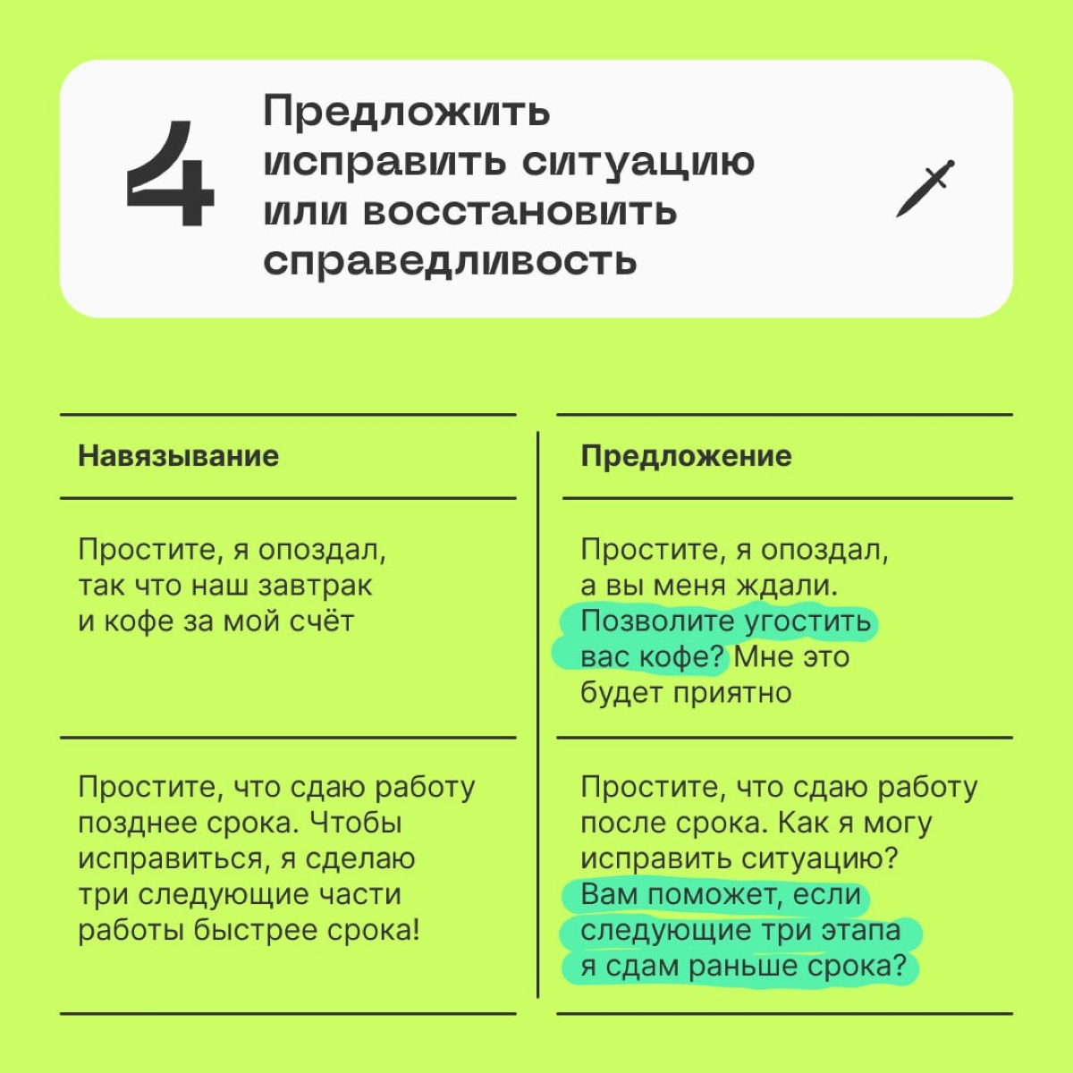 🗡  Когда «ну, сорян» уже не помогает. | Сетка — новая социальная сеть от hh.ru