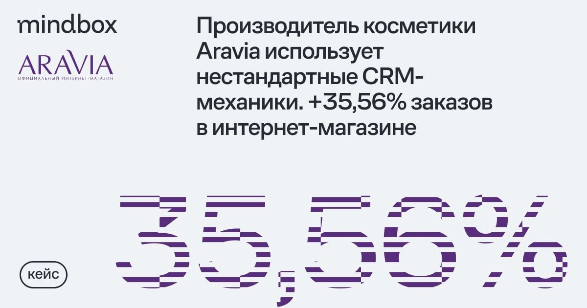 Производитель косметики Aravia использует нестандартные CRM-механики | Сетка — новая социальная сеть от hh.ru