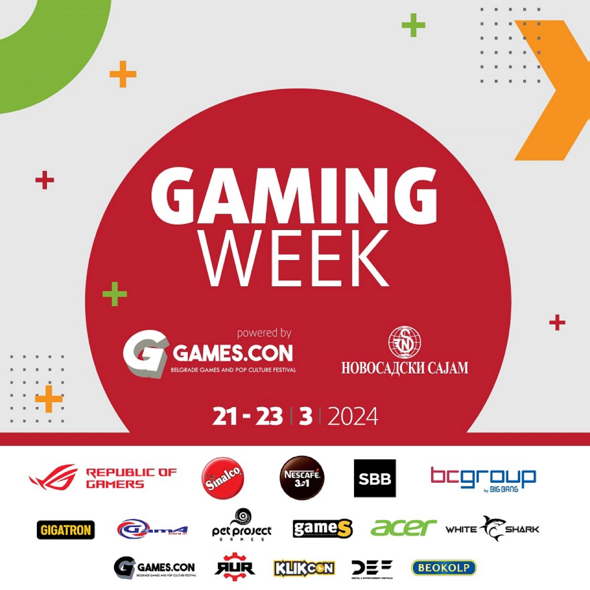 🔴🏃🏻Офлайн геймдев выставка «NS Gaming Week» в Нови Саде с 21 до 23 марта с 10:00 до 20:00
Подробнее: https://t.me/+nGuTgmBUpplNDZi | Сетка — новая социальная сеть от hh.ru
