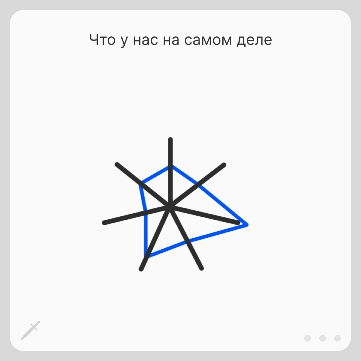 🗡 Бессмысленно ожидать от себя крутых результатов по всему спектру. Сделайте так, чтобы от ваших перекосов было хорошо вам.
https://le.kinzhal.media/1qbmt | Сетка — новая социальная сеть от hh.ru