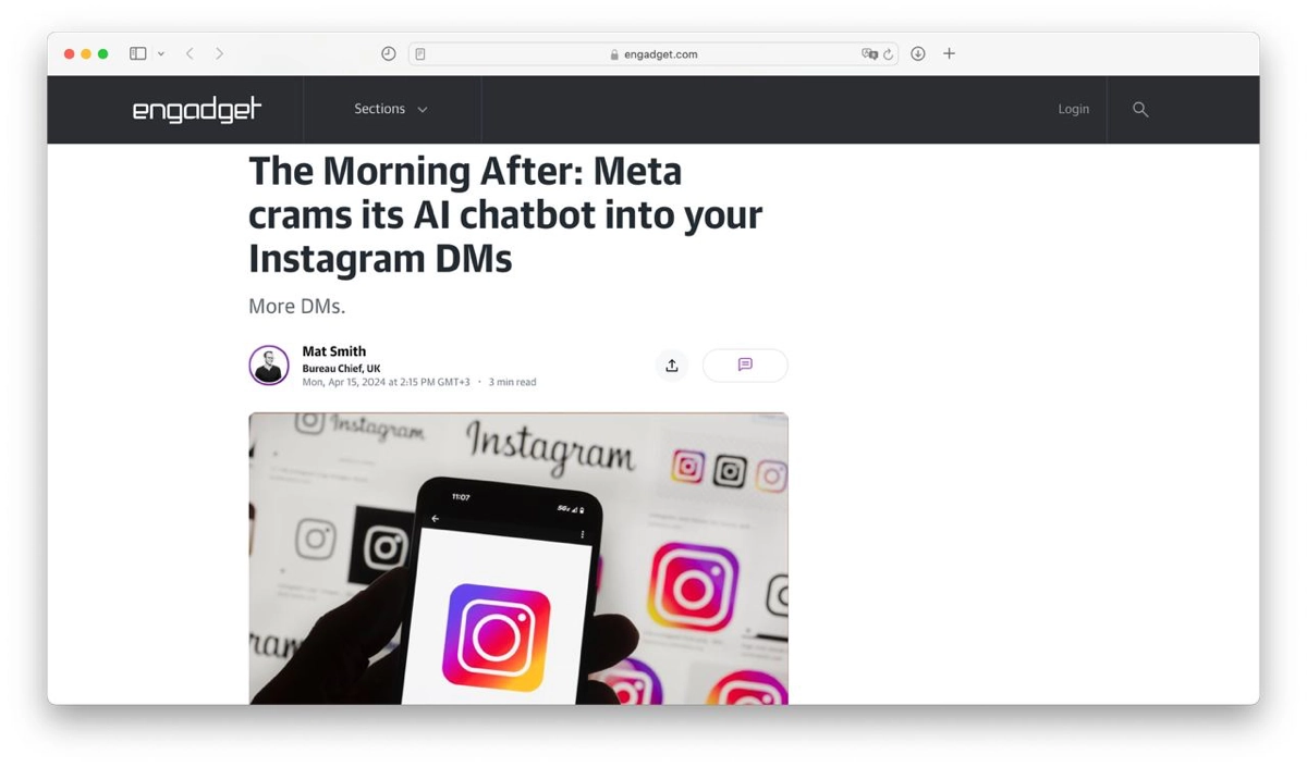 В личных сообщениях Instagram появился чат-бот Meta AI! 🤖 Он может отвечать на ваши вопросы, писать стихи и генерировать изображения по текстовым промтам | Сетка — новая социальная сеть от hh.ru