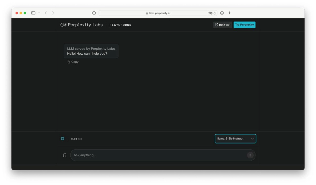 Llama 3 теперь доступна в России без ограничений 🚀. Открываем сайт https://labs.perplexity.ai/, выбираем нейронку из списка и пишем запрос — можно даже с телефона 📱 | Сетка — социальная сеть от hh.ru