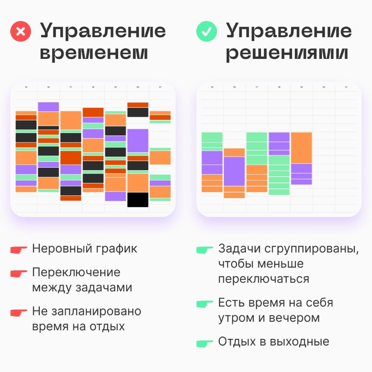 🗡 Считается, что лучший тайм-менеджмент — это когда ты всё успел. Но что если это обман, чтобы набрать классы?
https://le.kinzhal.media/gik12 | Сетка — новая социальная сеть от hh.ru