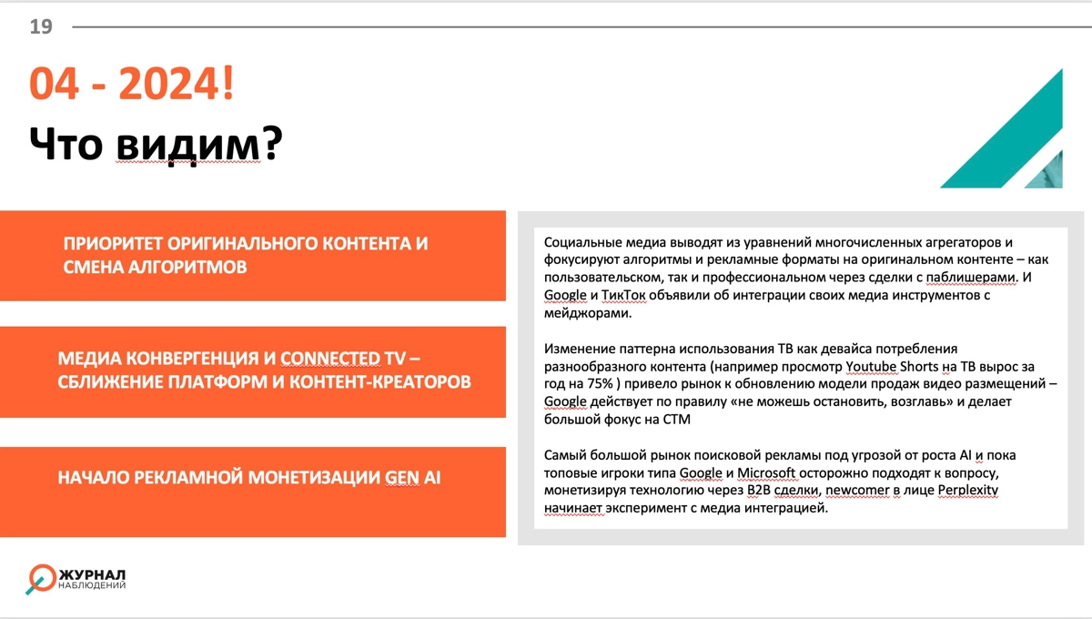 По традиции саммари наблюдений на апрель – презентация следующим постом! 
Апрель можно назвать месяцем медиа-новостей ввиду сезона конференций и презентаций, когда ключевые игроки анонсировали свои но... | Сетка — новая социальная сеть от hh.ru