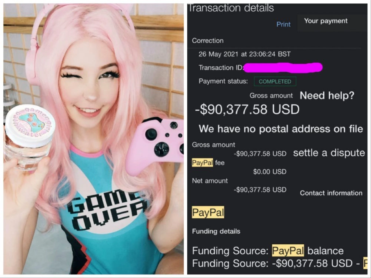 В 2019 году Onlyfans-креатор Belle Delphine решила продать своим фанатам банки с водой из ее ванной по $30 (не спрашивайте) | Сетка — новая социальная сеть от hh.ru