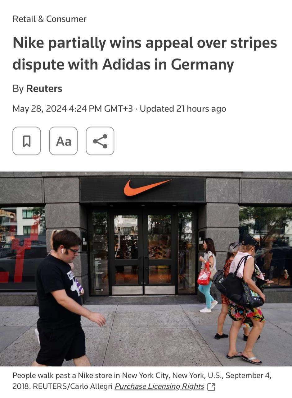 Большой день для Nike: они одержали победу над Adidas. Победа, надо сказать, историческая | Сетка — новая социальная сеть от hh.ru