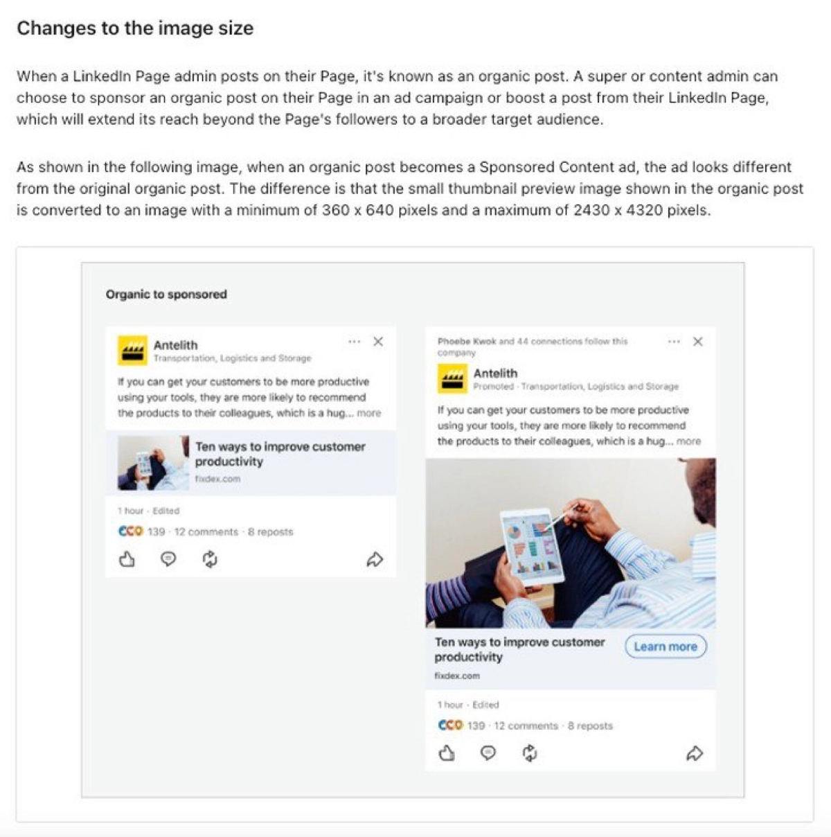 LinkedIn по-своему мотивирует создавать контент, а не делиться ссылками на него: теперь у органических постов со ссылками будут микро миниатюры размером 360 х 640 пикселей | Сетка — новая социальная сеть от hh.ru