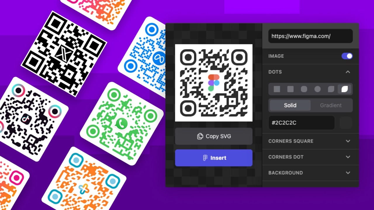 #дизайн #плагин #figma #ресурсы
QR Code Gen Z — Плагин поможет вам создать кастомизированный QR код в векторном формате.
⭐️Установить и использовать
Odiz | Telegram | Сетка — новая социальная сеть от hh.ru