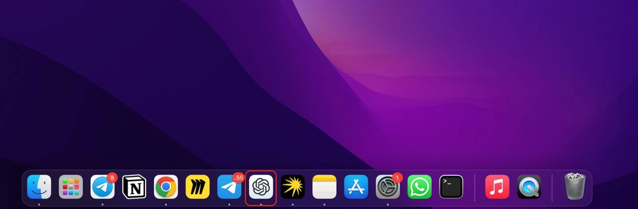 ChatGPT официально доступен на Mac. После установки его можно вызвать с помощью Opt + пробел и задать любой интересующий вопрос. Также можно с ним поговорить.
Попробуйте!
@umedschannel | Сетка — новая социальная сеть от hh.ru