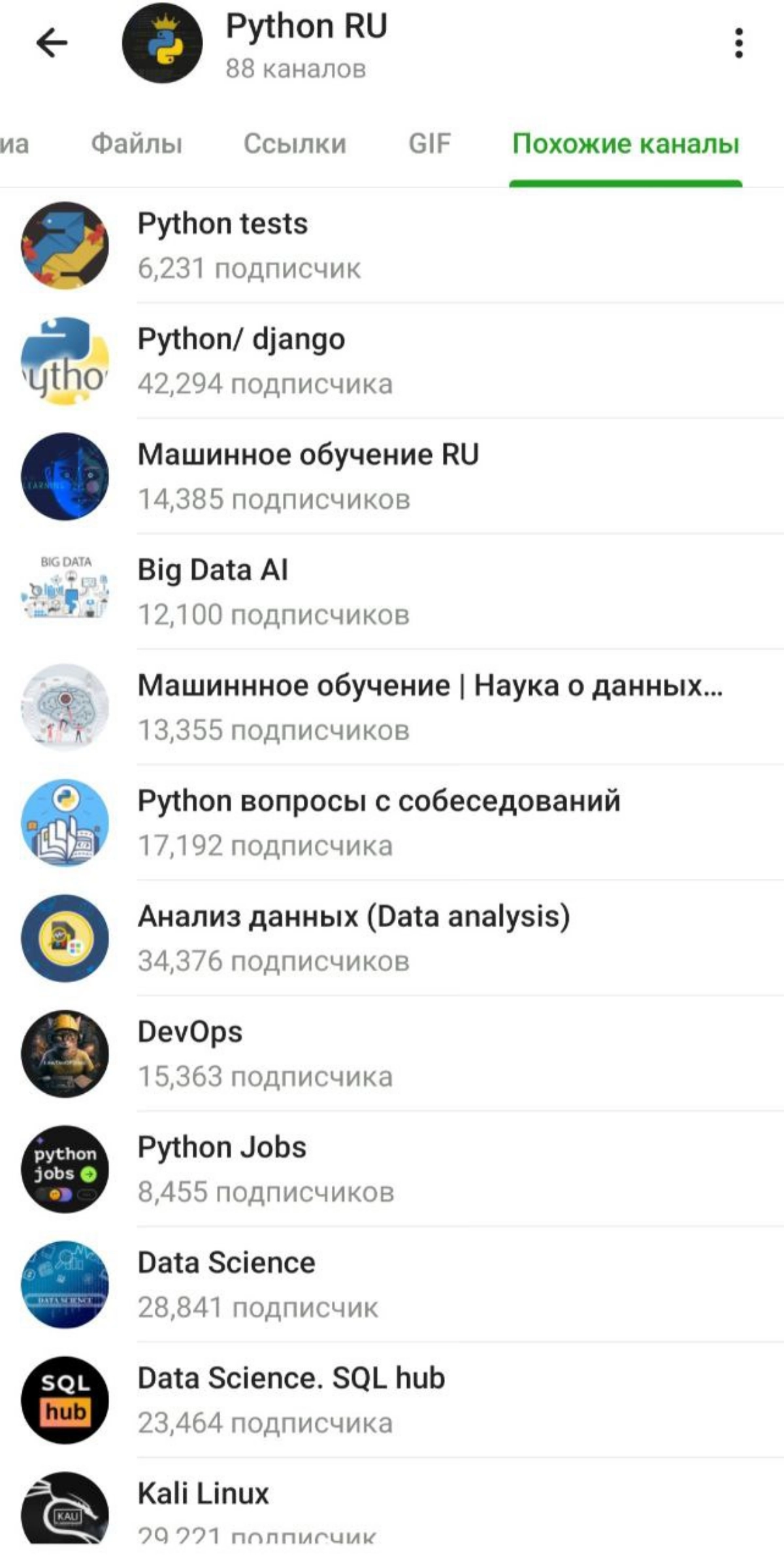 Сегодня хочу рассказать вам про один лайфхак 💡
К примеру, вы Python разработчик, и вам интересны различные  телеграм-каналы, связанные с python, то вы можете найти похожие каналы за пару минут | Сетка — новая социальная сеть от hh.ru