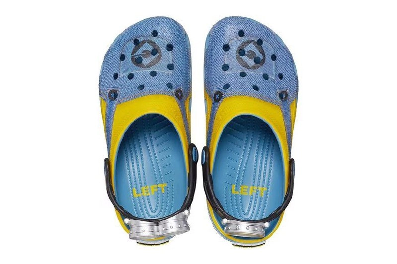 🍕 Crocs объединился с Illumination и представил сабо в стиле миньонов. Верхняя часть обуви украшена джинсовым комбинезоном, а на носке и в месте крепления ремешков красуется логотип Грю «G» | Сетка — новая социальная сеть от hh.ru