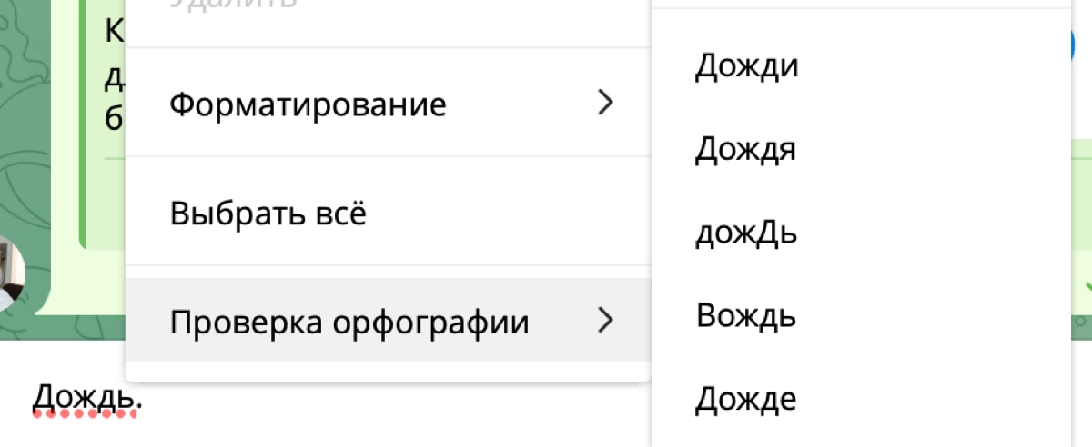 Telegram и орфография. Часть 2 | Сетка — новая социальная сеть от hh.ru