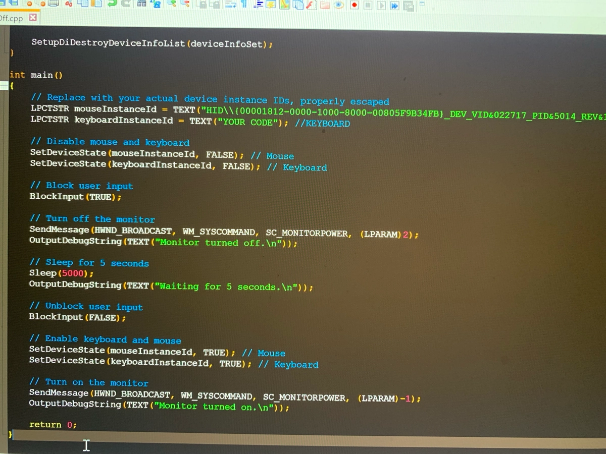 Turn off/on your monitor with C! 
🛑🛑 DON’T DO THIS if you have zero programming knowledge! 🛑🛑
This is a POTENTIALLY COMPLEX AND RISKY OPERATION that involves device management and should be approached... | Сетка — новая социальная сеть от hh.ru