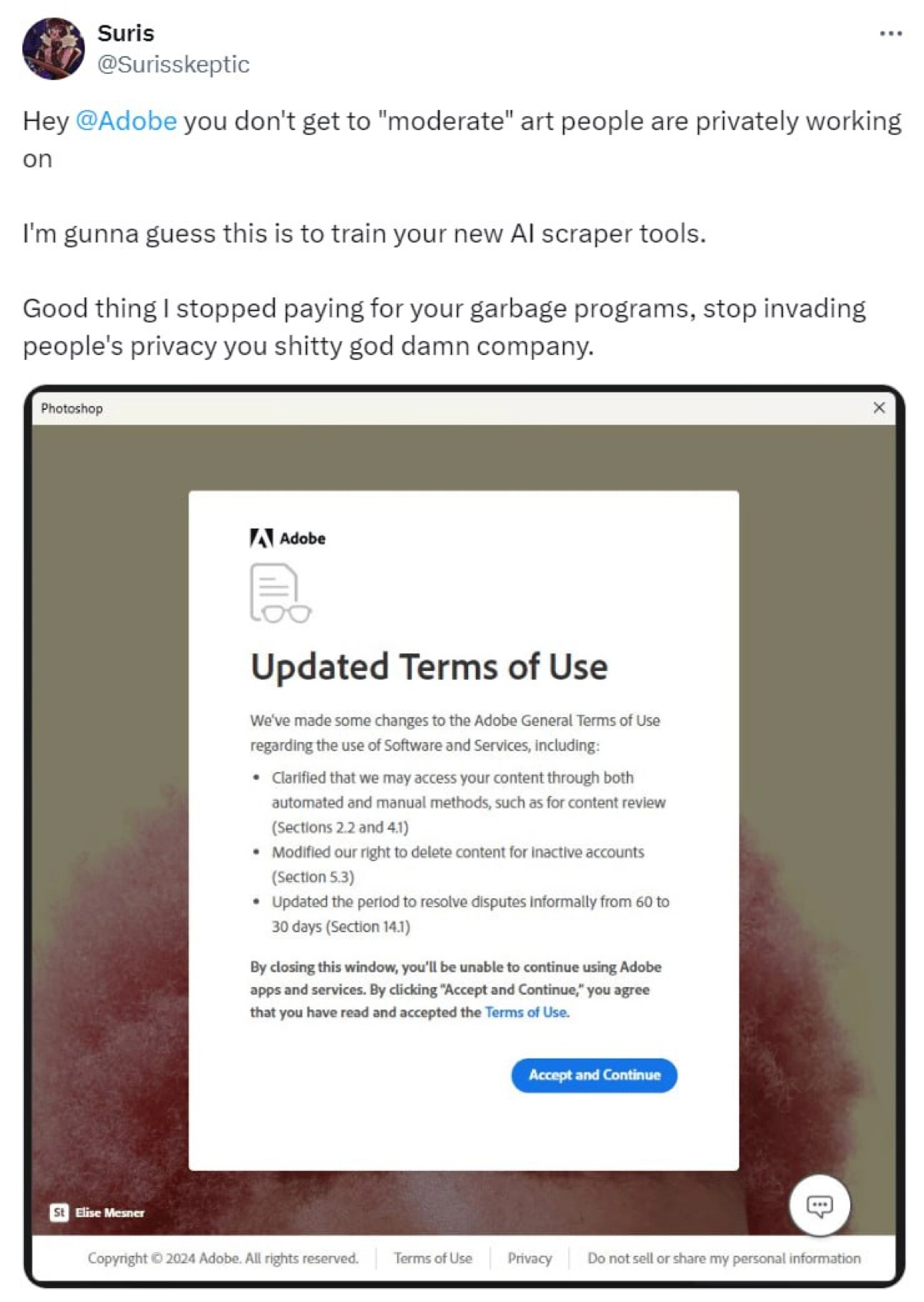 Художники и дизайнеры объявляют бойкот сервисам Adobe❕ | Сетка — новая социальная сеть от hh.ru