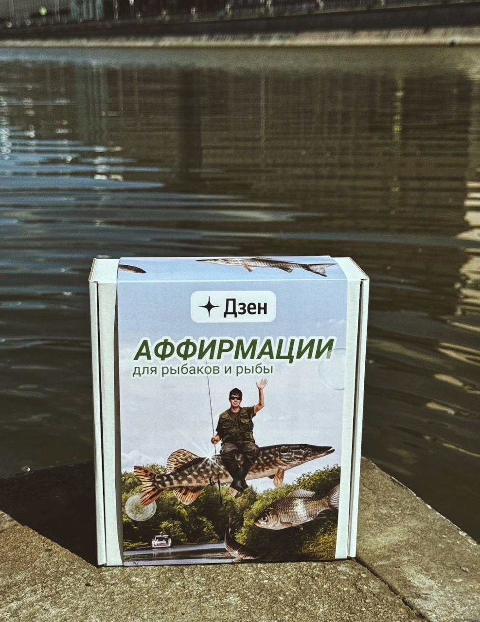 Вот это я понимаю летняя коллаба: Илья Куруч вместе с Дзеном выпустили аффирмации для рыбаков и рыб, чтобы улучшить клев | Сетка — новая социальная сеть от hh.ru