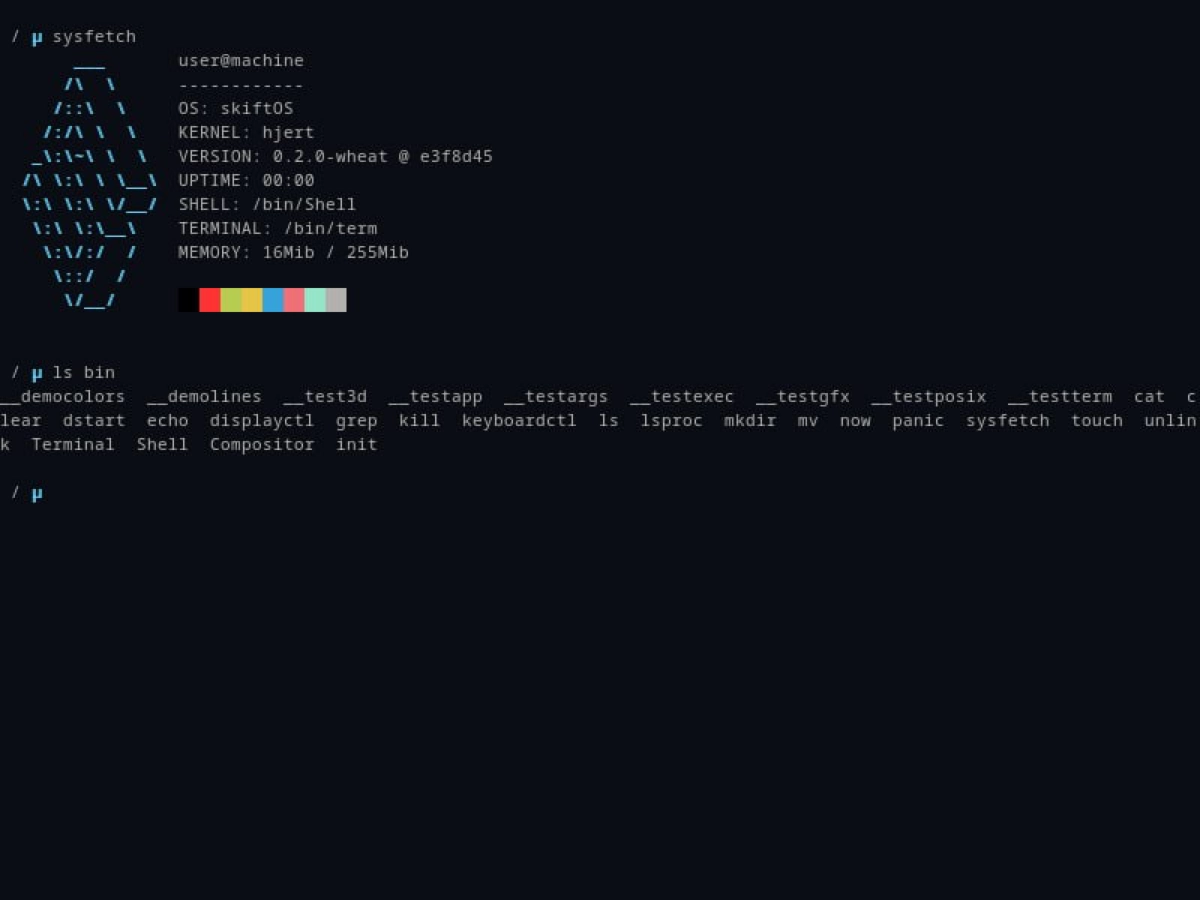 skiftOS — новая операционная система на C для ARM, x86 и RISC-V
skiftOS развивалась как хобби в мире операционных систем | Сетка — новая социальная сеть от hh.ru