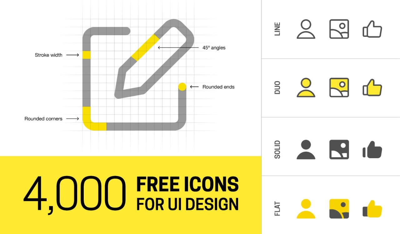 #иконки #ресурсы #дизайн #figma
📱 Open Source Icon
4000 бесплатных иконок в нескольких стилях:
Line | Solid | Duo | Flat
📱 Odiz | Telegram | Сетка — новая социальная сеть от hh.ru