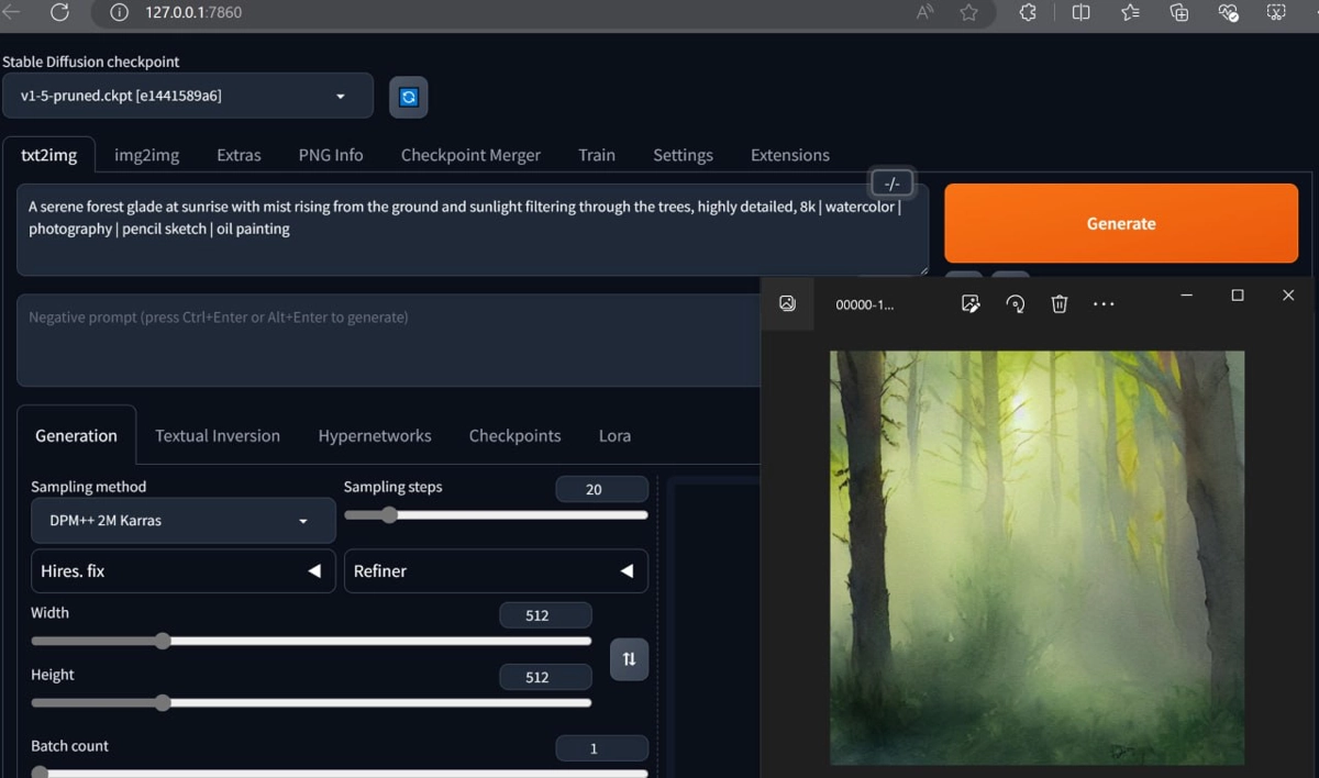 Установил Stable Diffusion на комп (так се мощность)
Ну вот такое получилось 👇
🤔У кого как интересно, что-то дельное может есть 
#stablediffusion #llm #prompt #ai | Сетка — новая социальная сеть от hh.ru