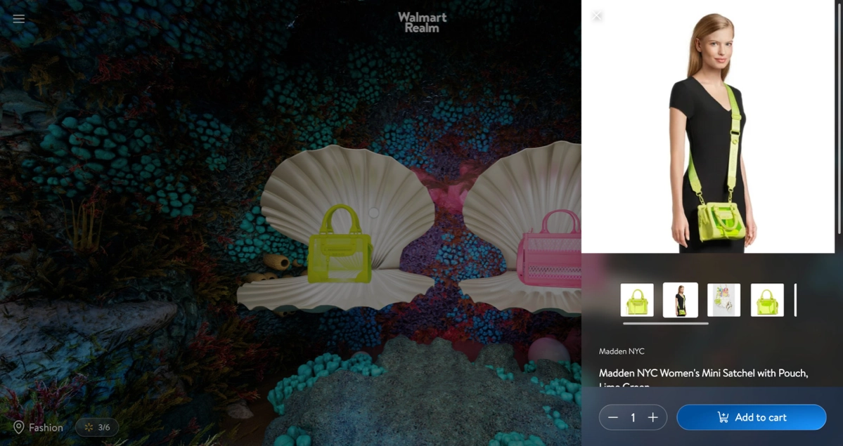 Walmart запустили 3D ecommerce platform - Realm! Это по сути разогрев и проба пера в направлении Metaverse | Сетка — новая социальная сеть от hh.ru