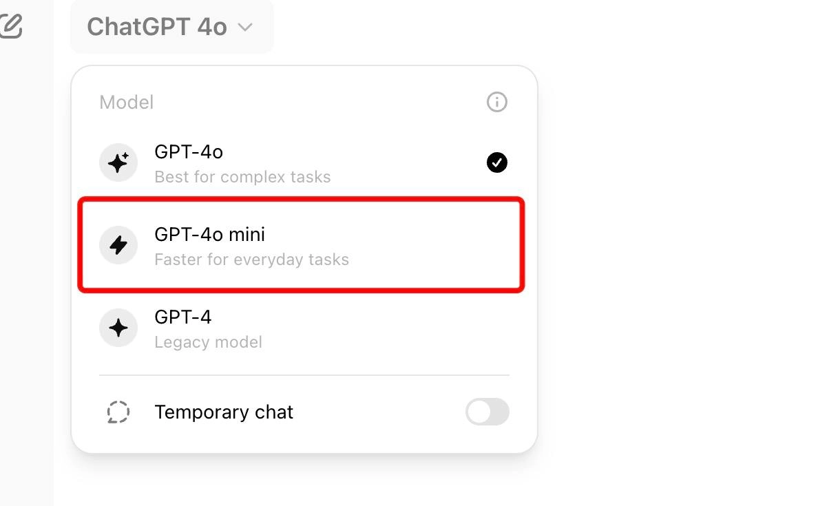OpenAI выпустила бесплатную версию ChatGPT-4o Mini для ежедневных задач. Она уже доступна по ссылке: https://chatgpt.com/
#openai #chatgpt #ии
@umedschannel | Сетка — новая социальная сеть от hh.ru