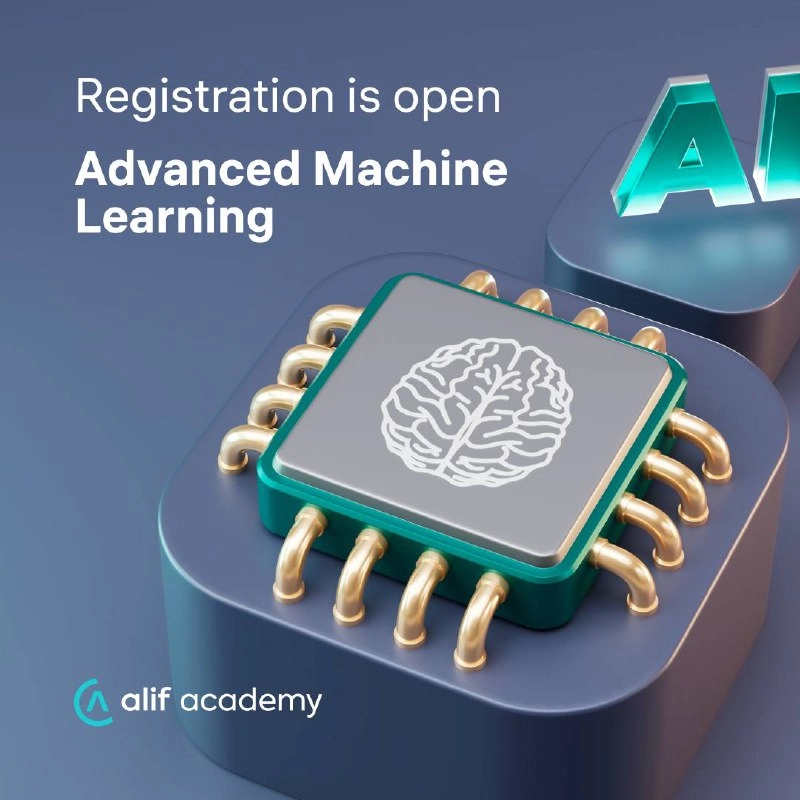🇺🇿🇹🇯 Alif Academy запускает бесплатные курсы машинного обучения для Junior/Junior+ ML из Узбекистана и Таджикистана 
Этот курс для тех, кто уже достиг уровня Junior и стремится к уровню Middle | Сетка — новая социальная сеть от hh.ru