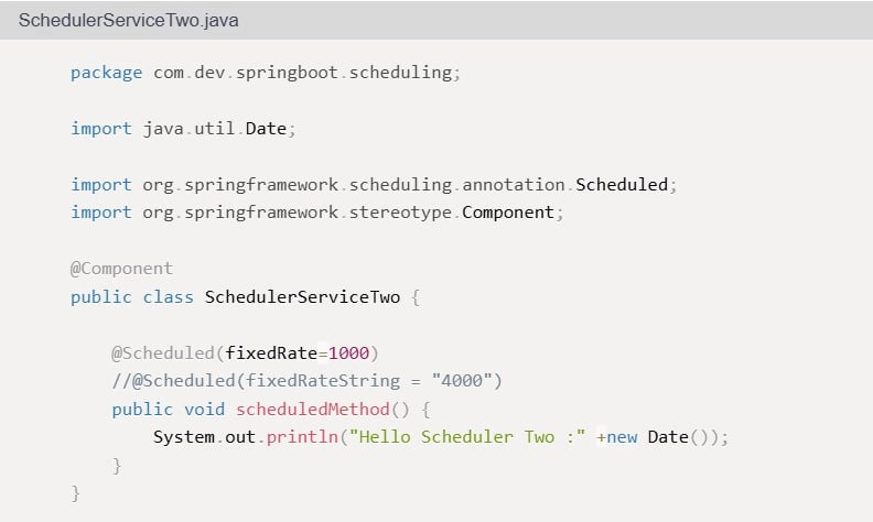 @Scheduled планировщик задач в Java Spring Boot | Сетка — новая социальная сеть от hh.ru