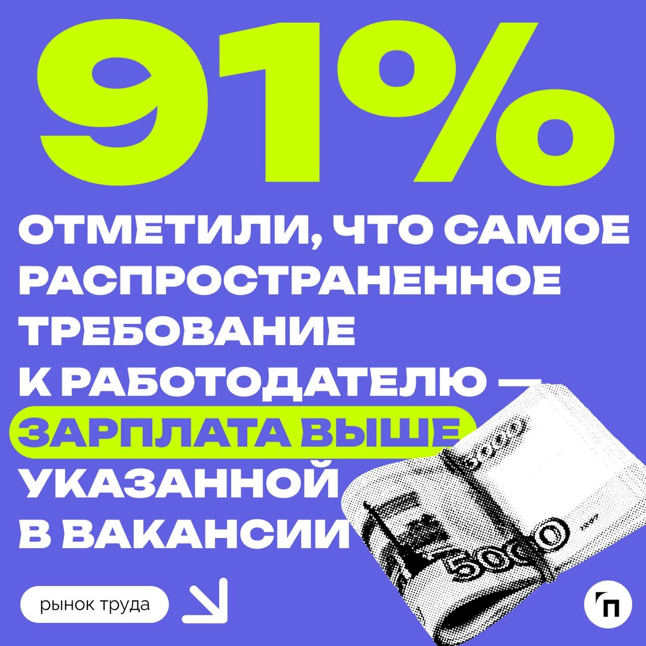 📊 У соискателей растут требования к копаниям и условиям работы
Опрос hh.ru показал, что лишь 8% местных опрошенных работодателей не заметили роста требований у кандидатов | Сетка — новая социальная сеть от hh.ru