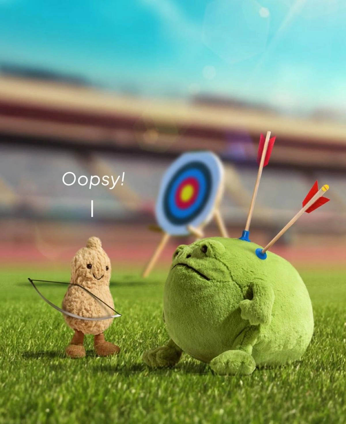 В копилку насмотренности.
Картинки от бренда плюшевых игрушек Jellycat, которые хотели на Олимпиаду, но так туда не попали, и, в итоге, сделали свою | Сетка — новая социальная сеть от hh.ru