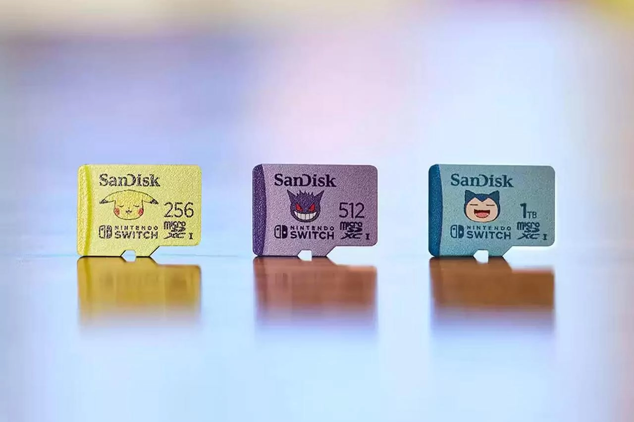 Бренд цифровых накопителей памяти SanDisk выпустил эксклюзивную серию карт для Nintendo Switch c «Покемонами». 
На выбор фанатов представлено три варианта с разными объёмами памяти | Сетка — новая социальная сеть от hh.ru