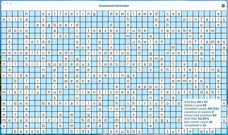 Build a word puzzle with Flutter: Гайд от Brett Morgan, где он рассказывает про создание кроссвордов.
https://codelabs.developers.google.com/codelabs/flutter-word-puzzle?hl=ru#0 | Сетка — новая социальная сеть от hh.ru