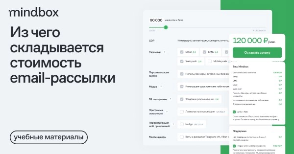 Из чего складывается стоимость email-рассылки | Сетка — новая социальная сеть от hh.ru