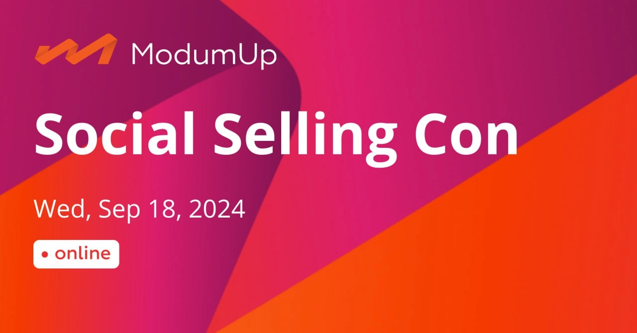 Присоединяйтесь к Social Selling Con 2024 онлайн уже в эту среду!
Приглашаю вас на четвертую ежегодную конференцию Social Selling Con от агентства ModumUp по темам личного бренда в соцсетях, лидогенер... | Сетка — новая социальная сеть от hh.ru