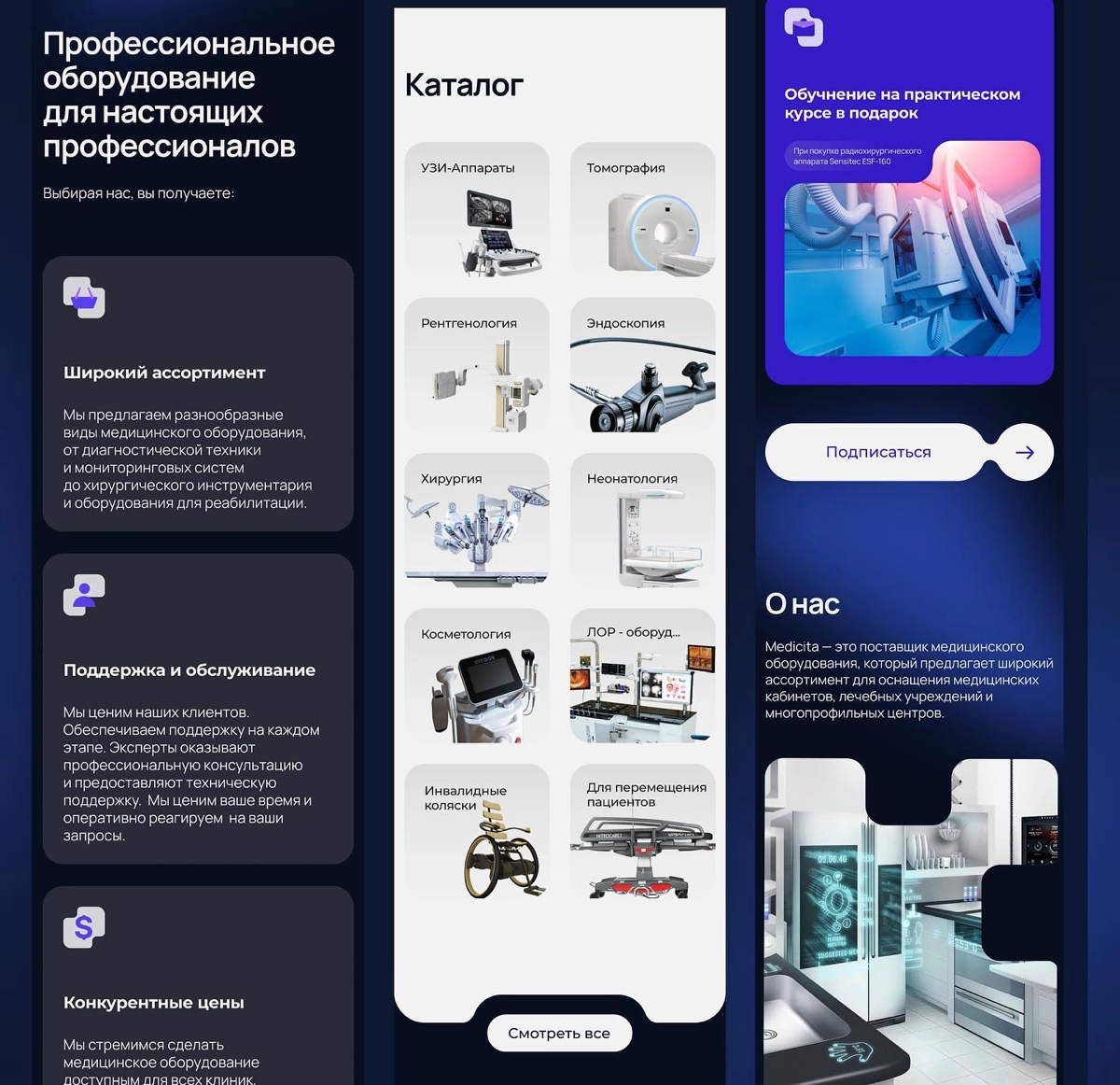 Кейс: Сайт для компании, продающей медицинское оборудование в России | Сетка — новая социальная сеть от hh.ru