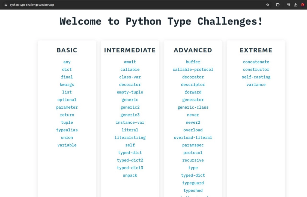 💥 Онлайн-тренажёр для type hints в Python | Сетка — новая социальная сеть от hh.ru