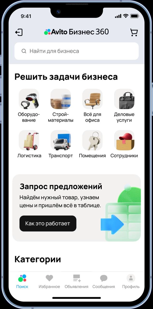 Авито запускает отдельное пространство «Avito Бизнес 360» для малого и среднего бизнеса: на площадке будет размещаться специализированный ассортимент товаров и услуг, а также бизнес-ориентированные се... | Сетка — новая социальная сеть от hh.ru