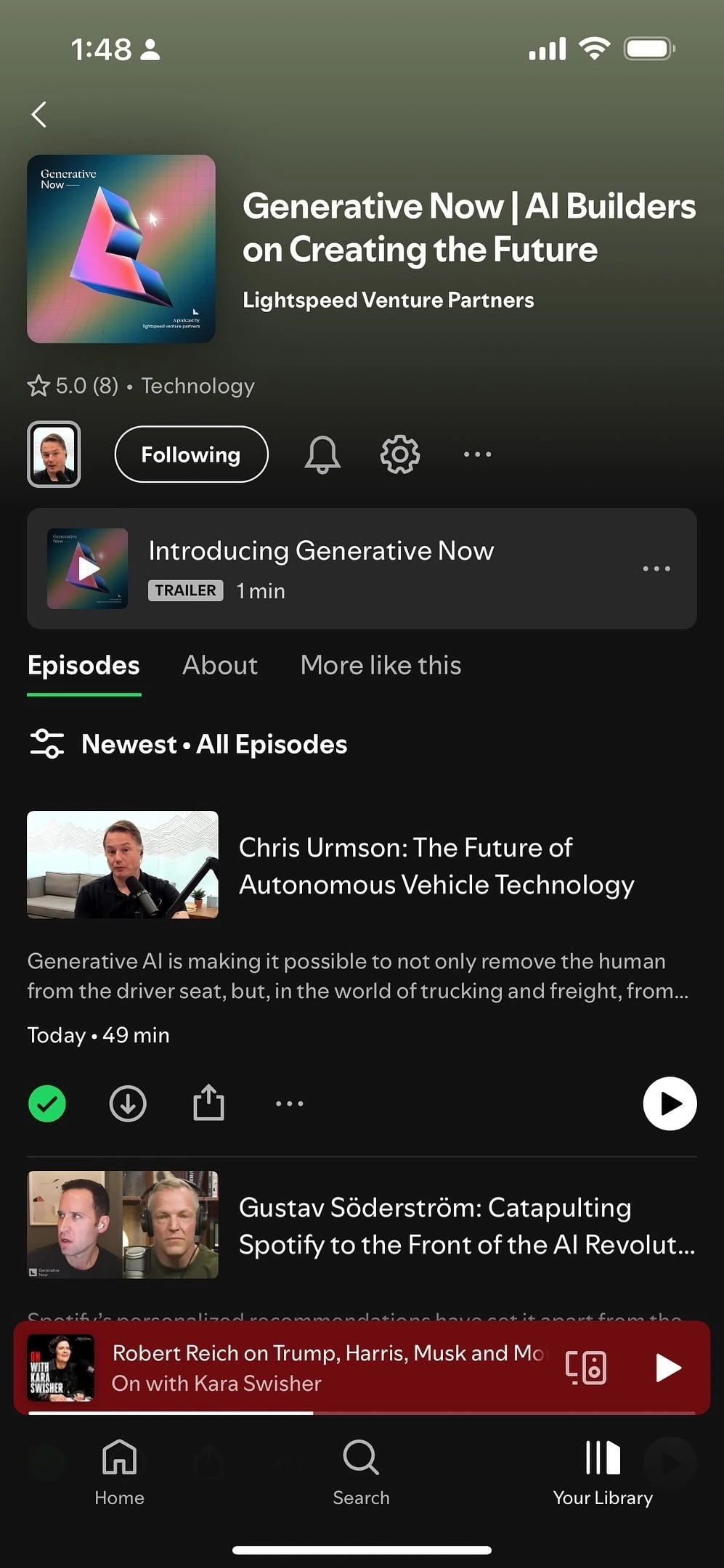 Ютуберизация Spotify идет полным ходом — начали тестировать тамбнейлы 16:9, отображающие кадры из видео | Сетка — новая социальная сеть от hh.ru