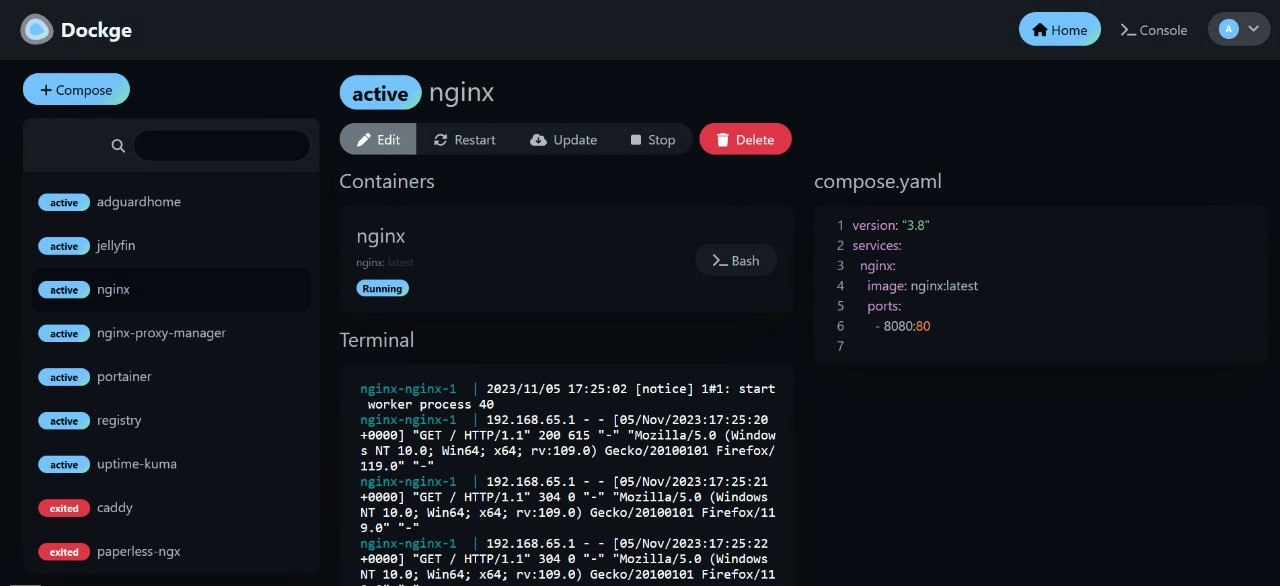 Dockge - A fancy, easy-to-use and reactive self-hosted docker compose.yaml stack-oriented manager.
https://github.com/louislam/dockge | Сетка — новая социальная сеть от hh.ru