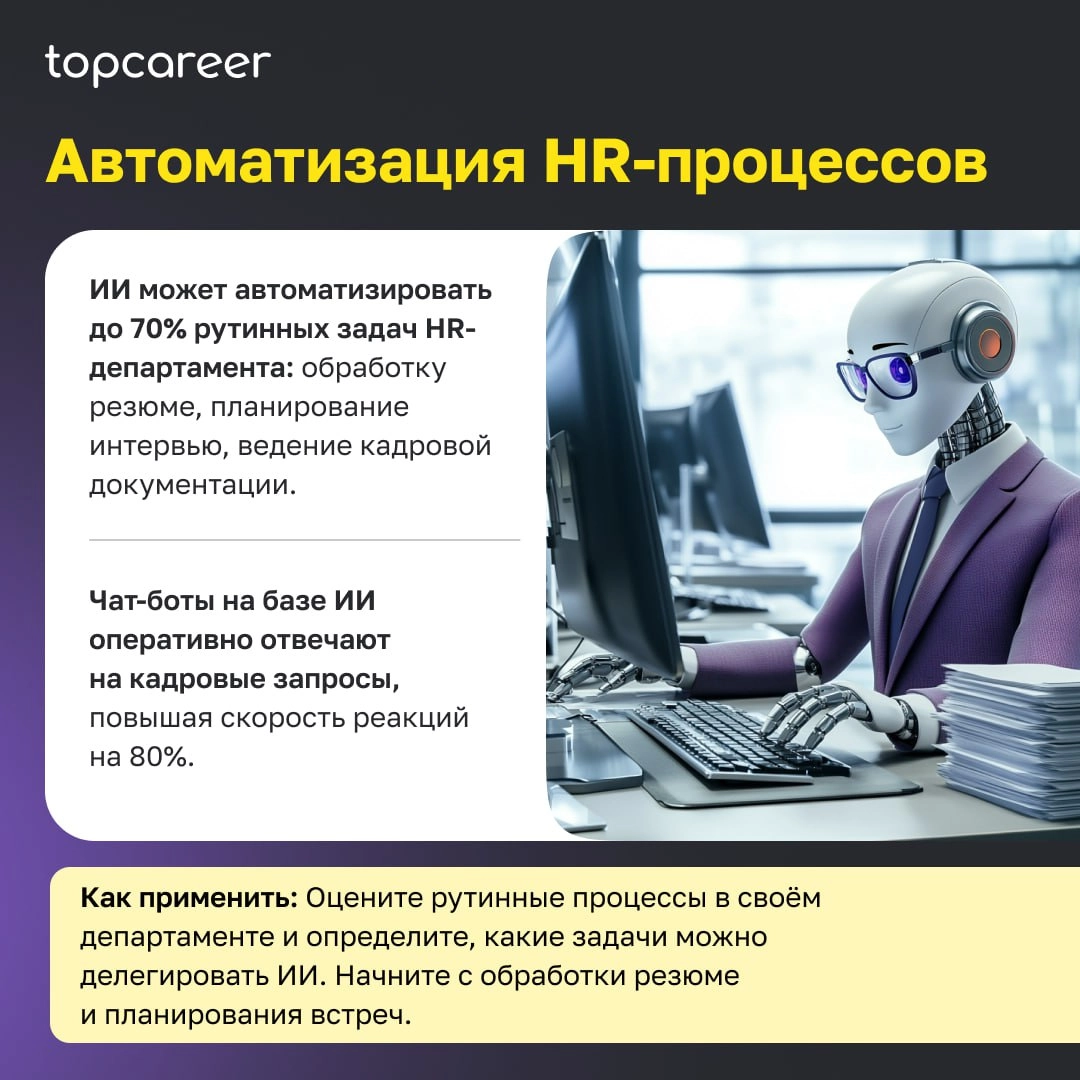 🤖 Как ИИ меняет HR? 
По оценкам аналитиков BCG, эффективное сочетание ИИ-решений и человеческого труда может увеличить эффективность кадровых процессов компании на 30% | Сетка — новая социальная сеть от hh.ru