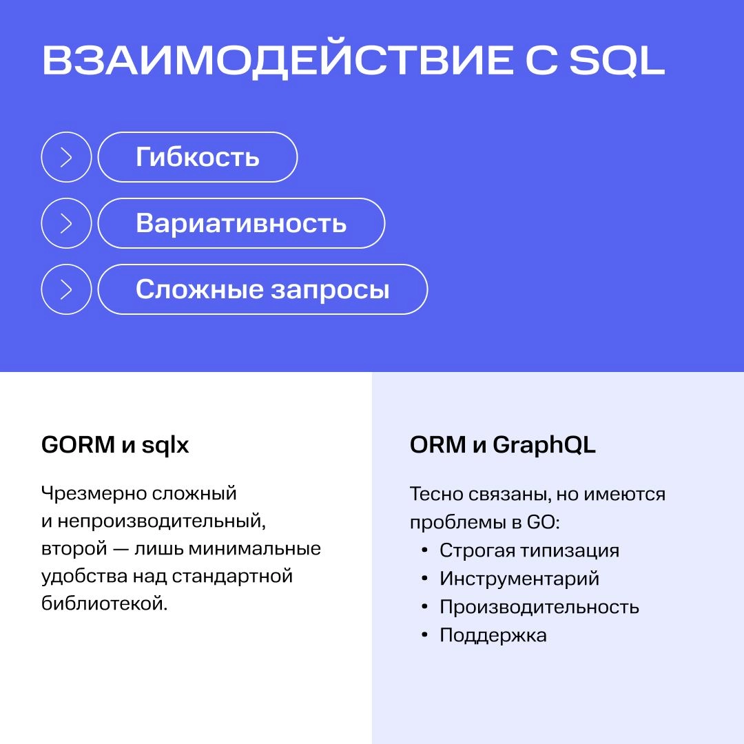 Язык всему голова! Но не простой, а… Golang 😎  
Ведущий Golang-разработчик МТС Финтех Денис Евстигнеев недавно выступал на митапе True Tech Go | Сетка — новая социальная сеть от hh.ru
