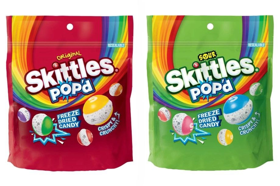 Skittles впервые за долгое время решили порадовать новинками — они будут хрустящие и кислющие. Классические вкусы тоже останутся. Главная фишка новых конфет — хрустящая текстура | Сетка — новая социальная сеть от hh.ru