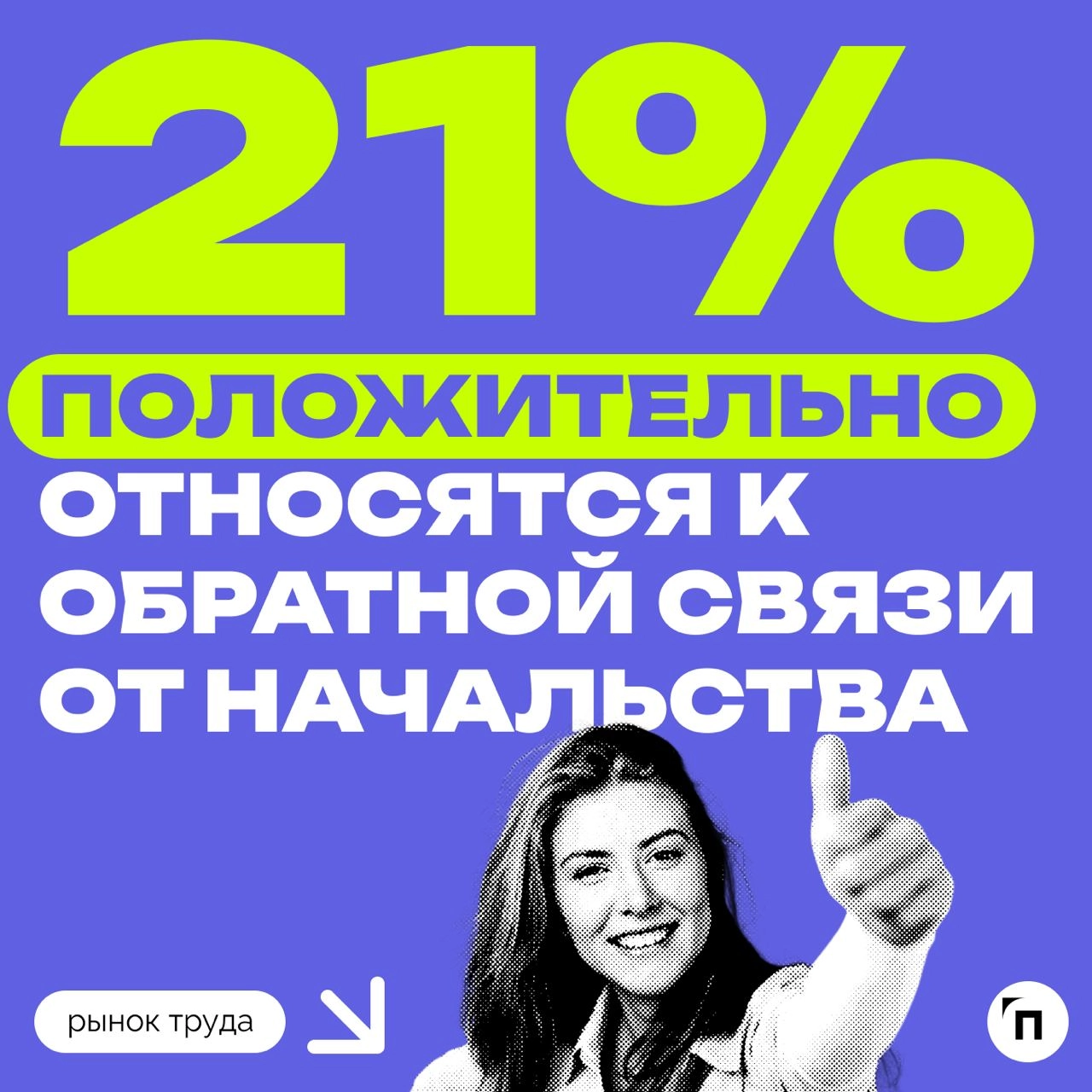 🧷Что россияне думают об обратной связи на работе
Сервис «Работа.ру»провел исследование среди 3 500 пользователей со всех уголков страны и выяснил, как россияне относятся к обратной связи на работе | Сетка — новая социальная сеть от hh.ru