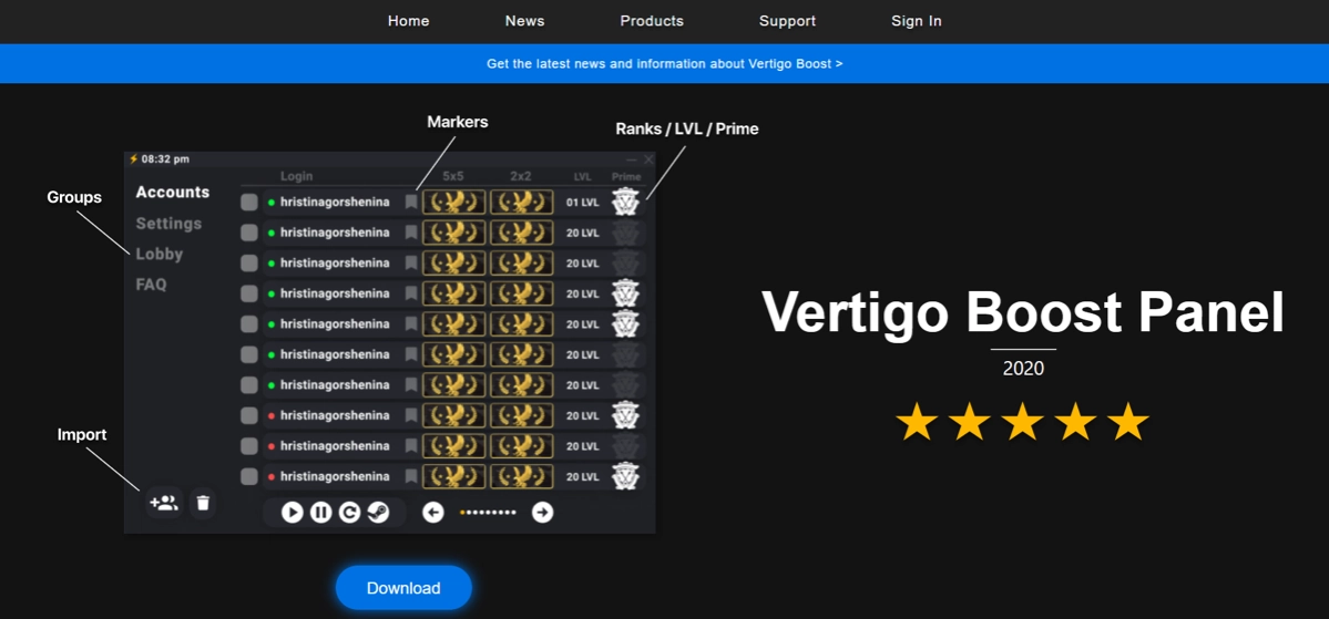 Network member avatar