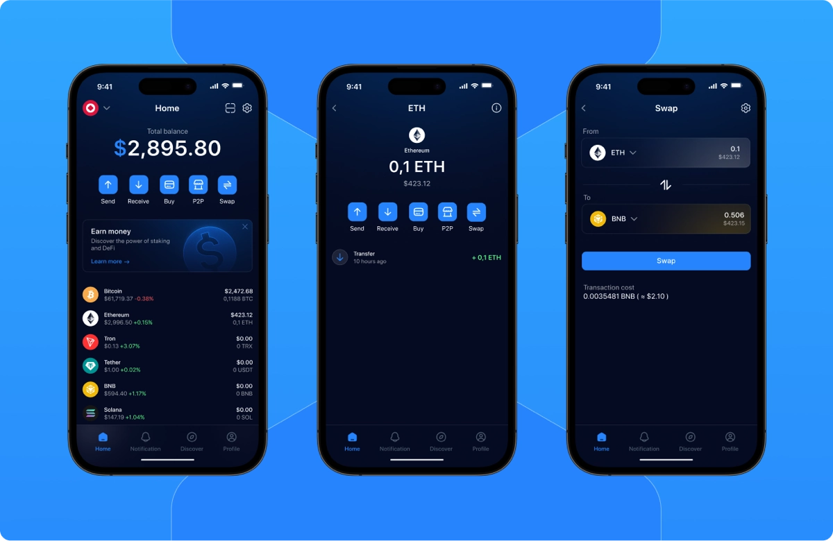 Hodler - web3 крипто-кошелек | Сетка — новая социальная сеть от hh.ru