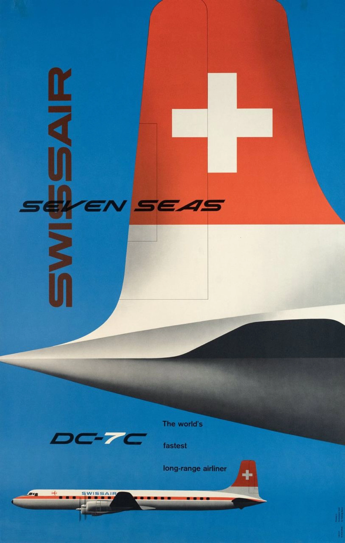 Буклеты и постеры для Swissair, 1958 год. Дизайнер — швейцарец Курт Вирт (Kurt Wirth)
awdswiss #awdretro #awdprint | Сетка — новая социальная сеть от hh.ru