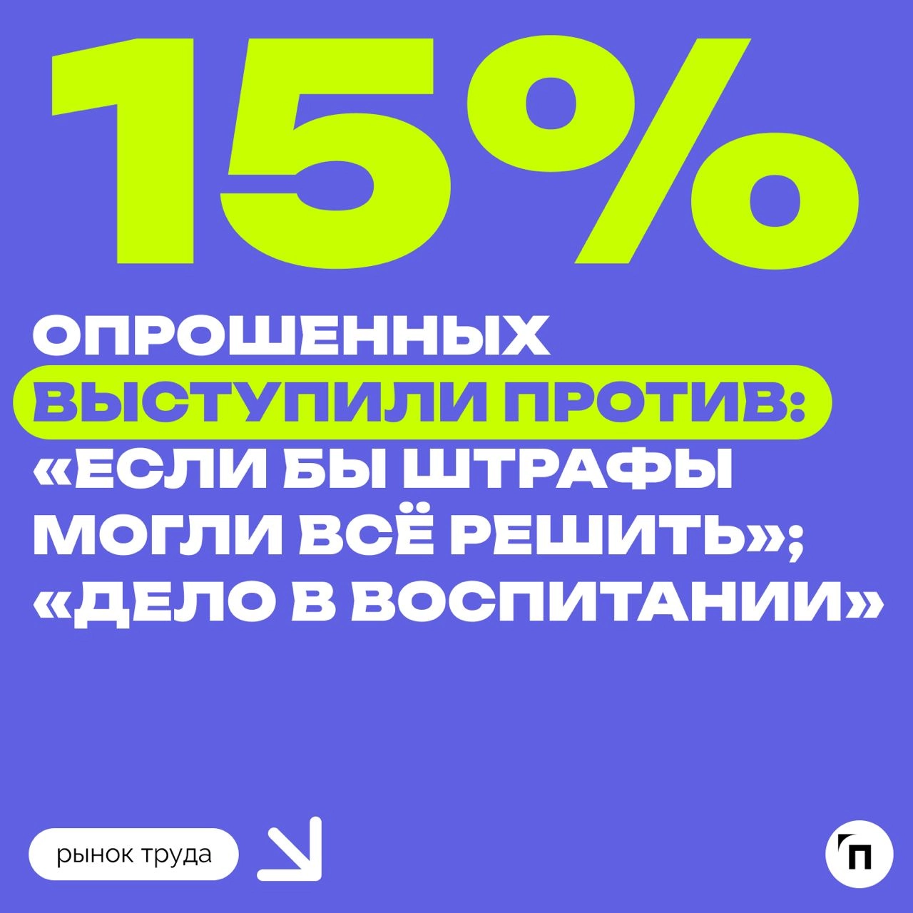 👊 Как россияне относятся к возможным штрафам за брань в адрес педагогов
Сервис SuperJob выяснил, поддерживают ли россияне законопроект, предполагающий введение штрафов за оскорбление педагогов | Сетка — новая социальная сеть от hh.ru