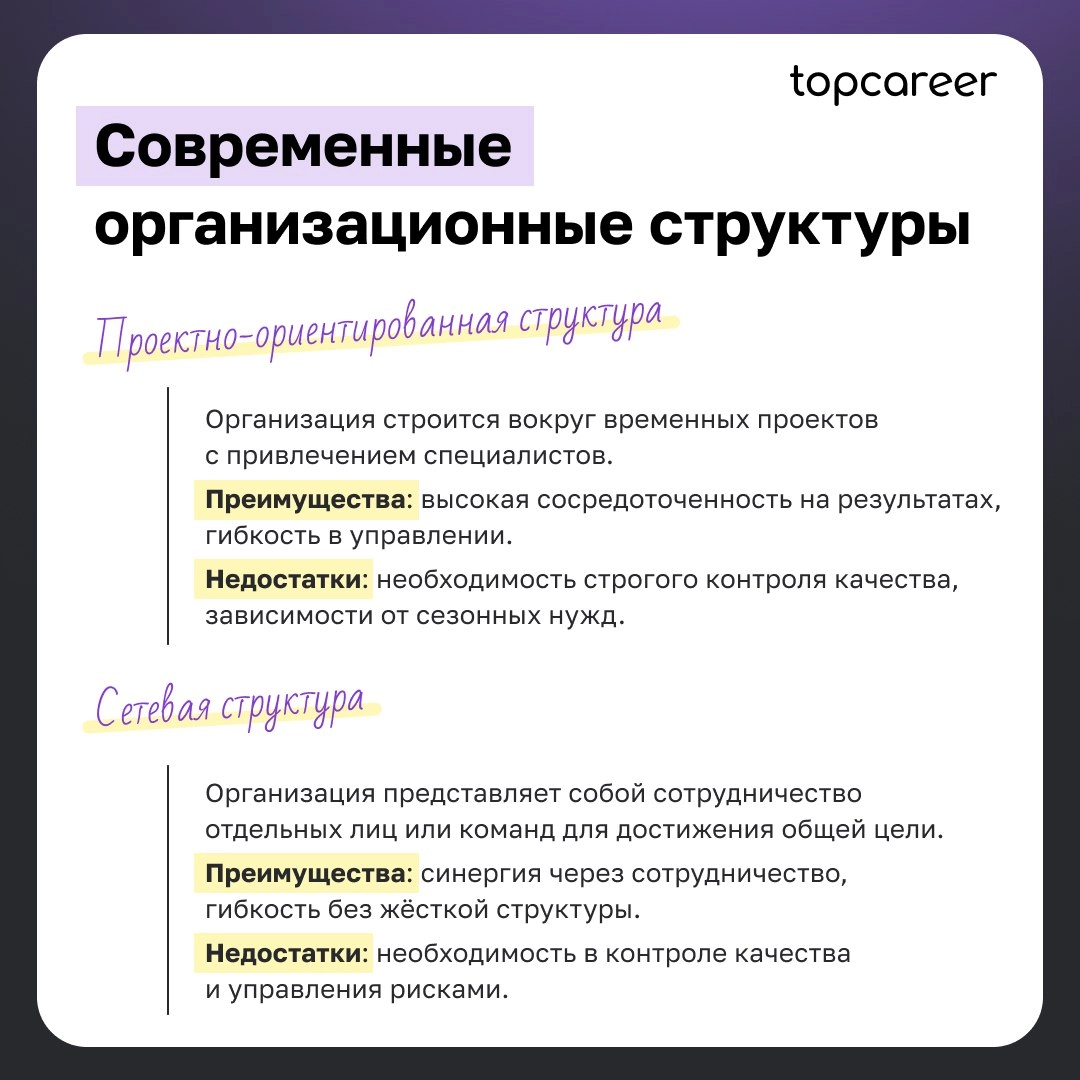 Традиционные и современные типы оргструктур 
Не существует одного лучшего метода, и нет правильных или неправильных типов организационного дизайна | Сетка — новая социальная сеть от hh.ru