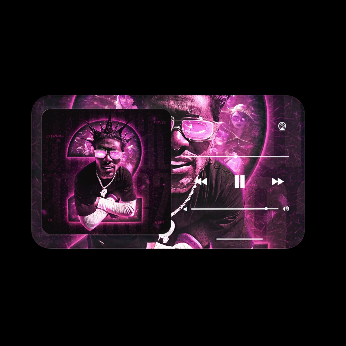 🖤 EA2/cover design/Lil Uzi Vert 

🔮 Арт посвещенный выходу альбома ETERNAL ATAKE 2 от исполнителя Lil Uzi Vert 

Если вам нужен стильный дизайн обложки для музыкальных релизов, альбомов, подкастов и т... | Сетка — новая социальная сеть от hh.ru
