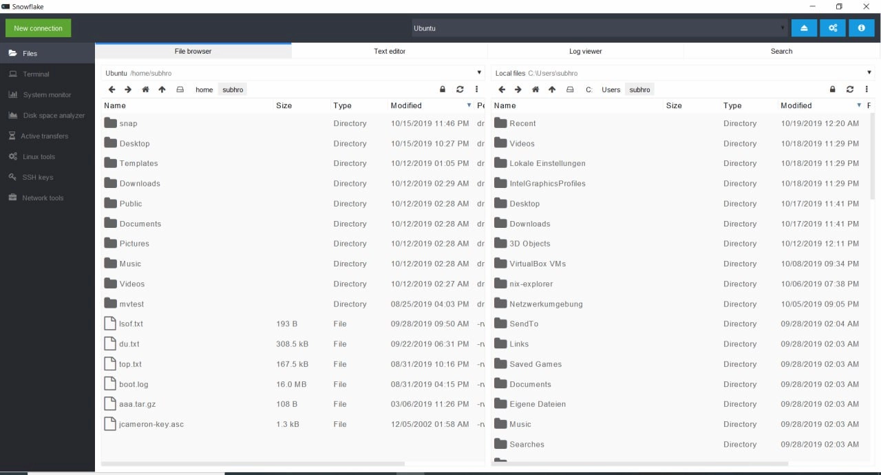 Muon SSH Terminal/SFTP client (Formerly Snowflake) - Graphical SFTP client and terminal emulator with helpful utilities 
https://github.com/subhra74/snowflake | Сетка — новая социальная сеть от hh.ru