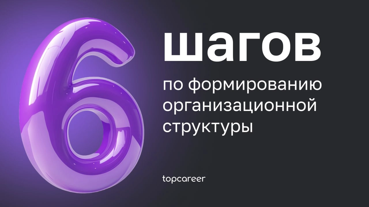 📎6 шагов по формированию оргструктуры 
Планируете перестроить или обновить организационную структуру вашей компании? В карточках подготовили пошаговый процесс, который поможет построить систему, отвеч... | Сетка — новая социальная сеть от hh.ru